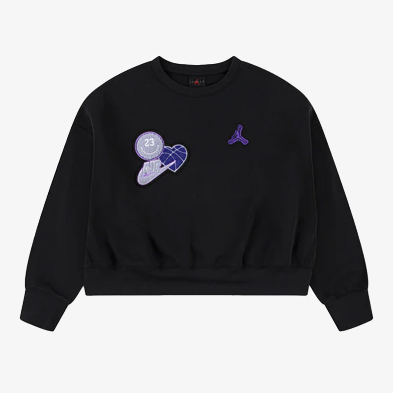 Nike Bluza Jordan Blue Jeans & Bling Flc Crew 