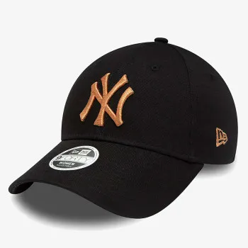 NEW ERA Kapele WMNS METALLIC LOGO 9FORTY NEYYAN  BLKRGS 
