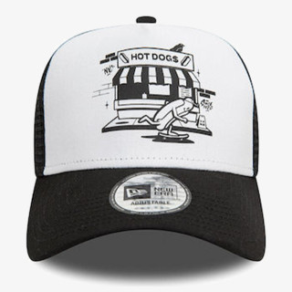 New Era Kapele NE GRAPHIC TRUCKER NEWERA BLKWHI 