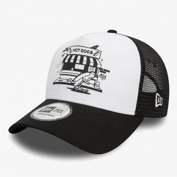 New Era Kapele NE GRAPHIC TRUCKER NEWERA BLKWHI 