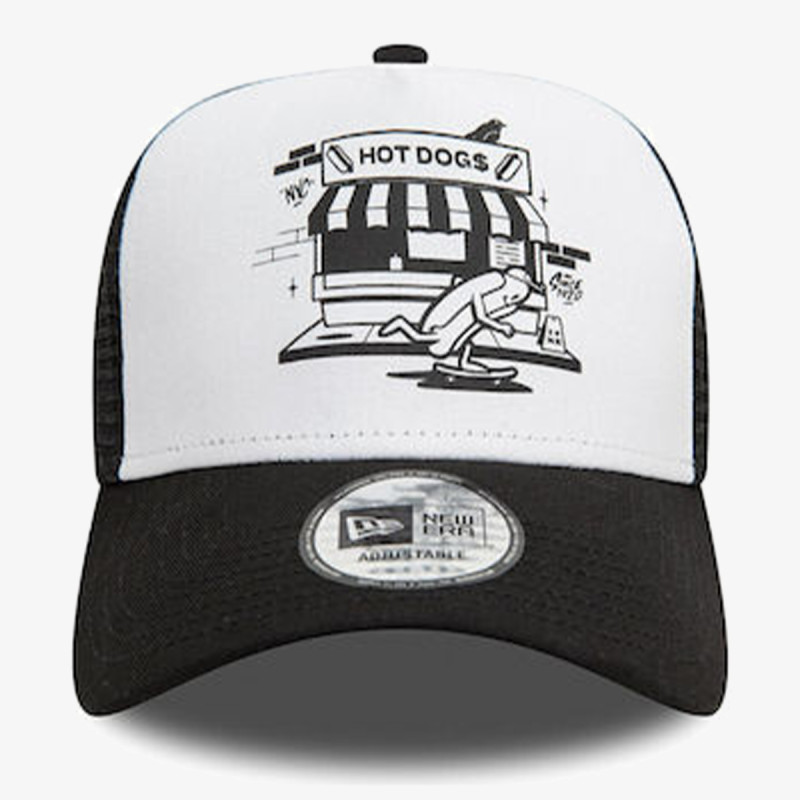 New Era Kapele NE GRAPHIC TRUCKER NEWERA BLKWHI 