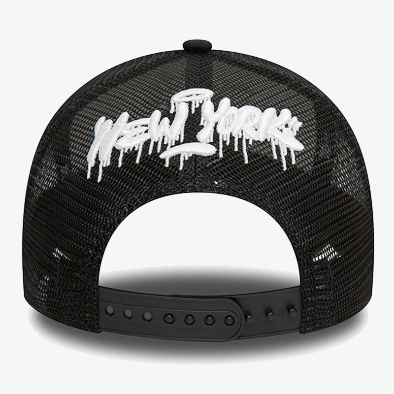 New Era Kapele NE GRAPHIC TRUCKER NEWERA BLKWHI 