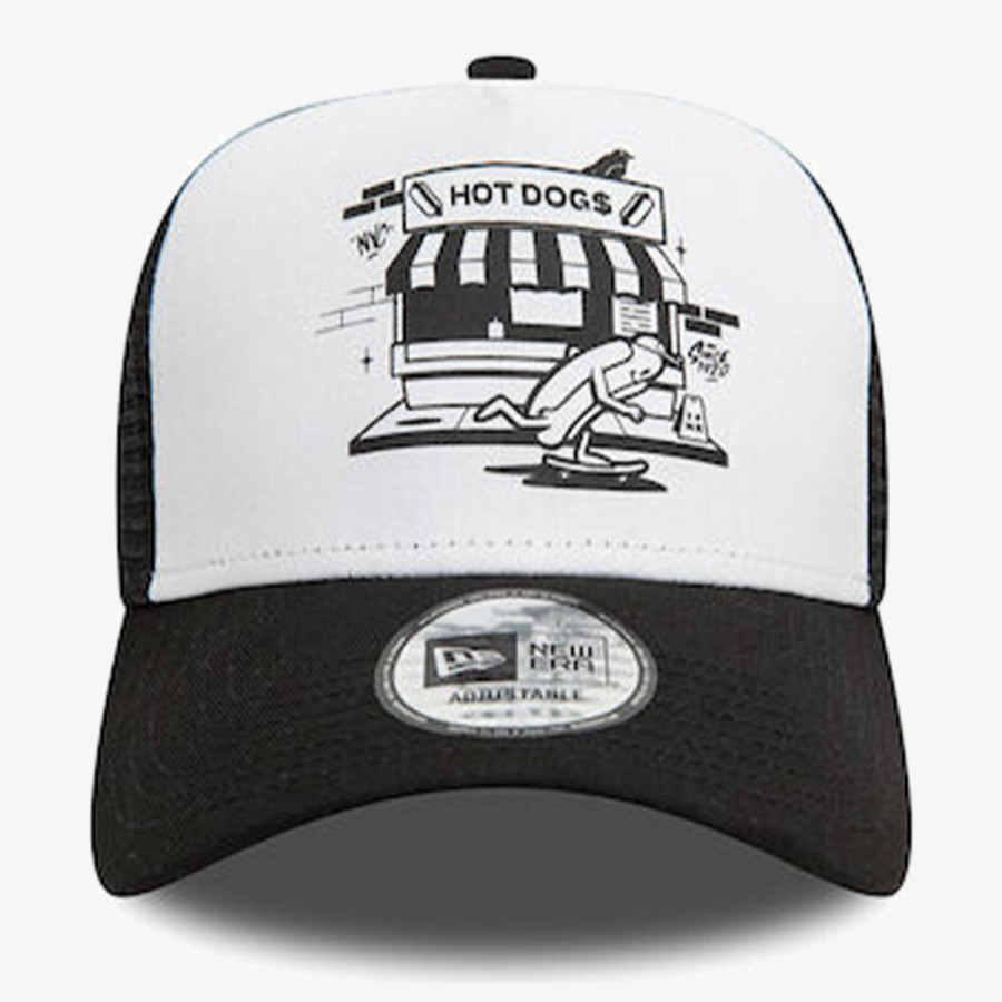 New Era Kapele NE GRAPHIC TRUCKER NEWERA BLKWHI 
