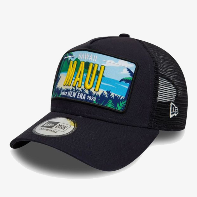 New Era Kapele LICENSE PLATE TRUCKER NEWERA  NVYNVY 