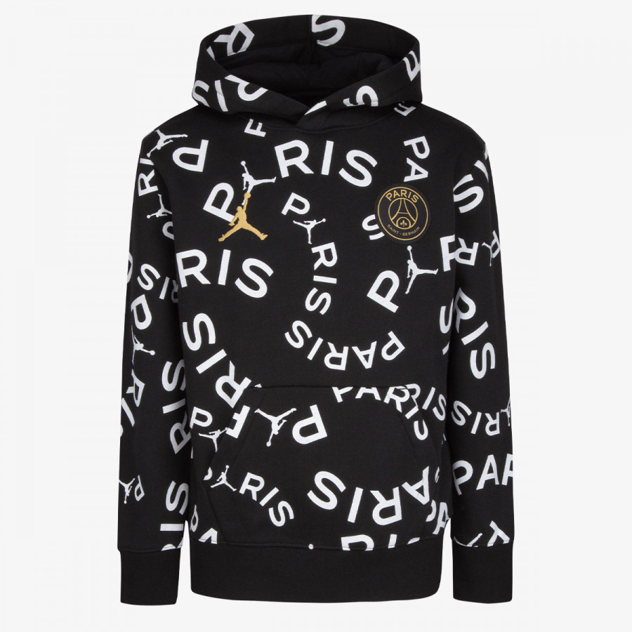 Nike Bluza JORDAN JDB PSG FLEECE AOP HOODIE 