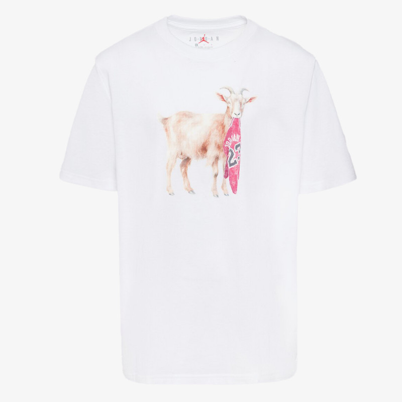 Nike Bluzë JDB MJ FLT GOAT SS CREW 