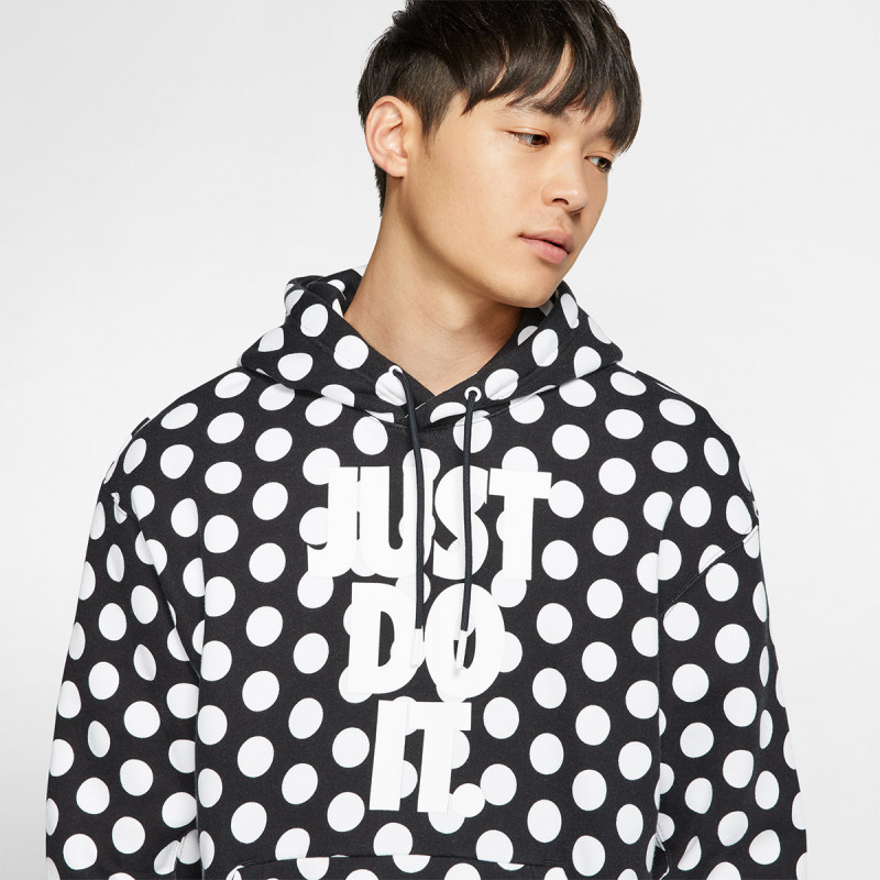 nike just do it polka dot hoodie