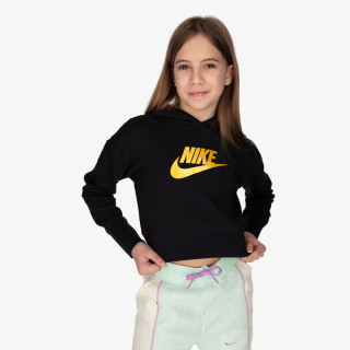 Nike Bluza G NSW CLUB FT CROP HOODIE HBR 
