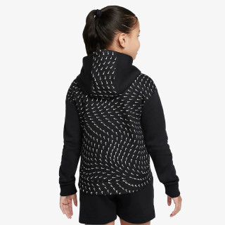 Nike Bluza G NSW FLC AOP HOODIE 