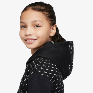 Nike Bluza G NSW FLC AOP HOODIE 