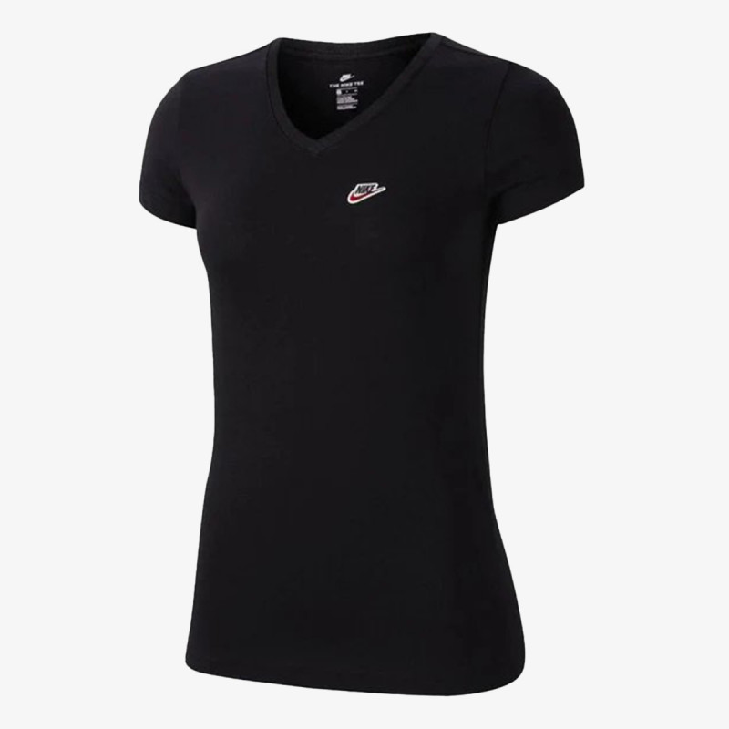 Nike Bluzë W NSW TEE VNECK LBR FS 