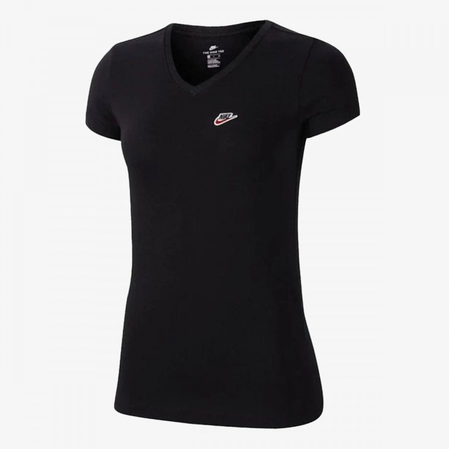 Nike Bluzë W NSW TEE VNECK LBR FS 