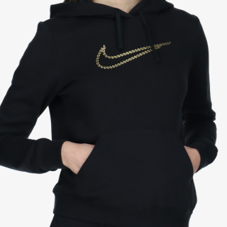 Nike Bluza W NSW PE CLB FLC SHINE OS PO 