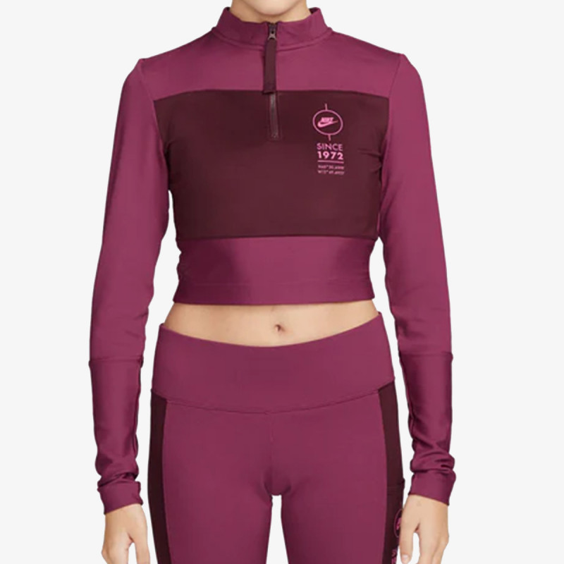 Nike Bluza W NSW TOP LS RIB SU 