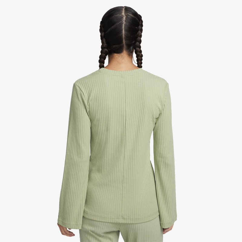 Nike Bluzë me mëngë të gjata W NSW RIB JRSY LS VNK TOP 
