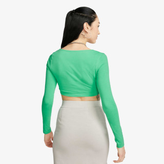 Nike Bluzë me mëngë të gjata W NSW LS CROP TOP SW 