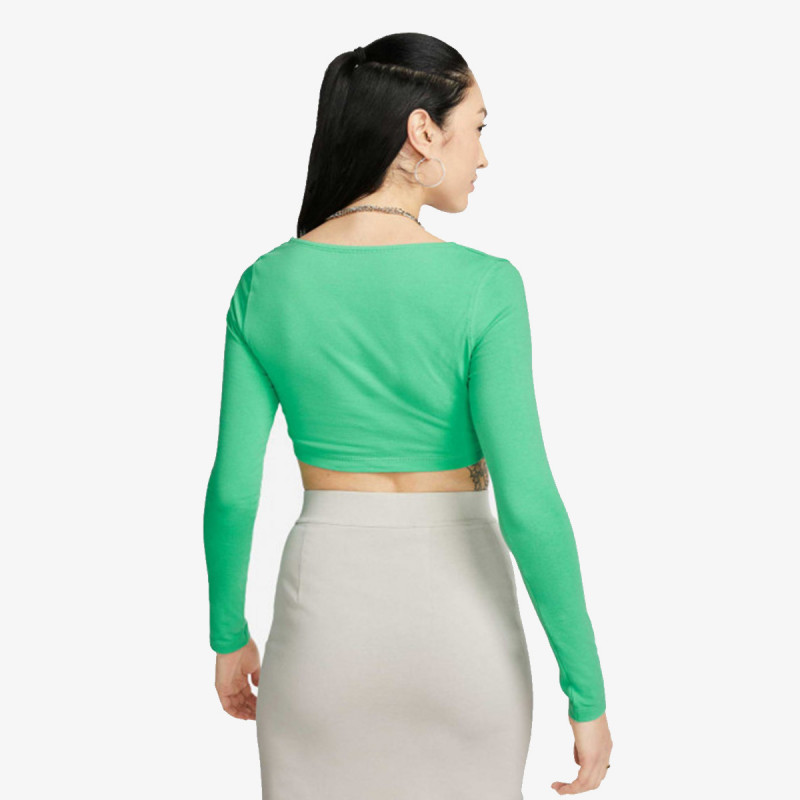 Nike Bluzë me mëngë të gjata W NSW LS CROP TOP SW 