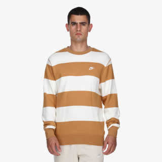 Nike Bluza M NK CLUB STRIPE HVY FT CREW 