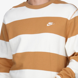Nike Bluza M NK CLUB STRIPE HVY FT CREW 