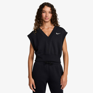 Nike Kanatjere W NSW PHNX FLC SLVLS VNECK CRP 