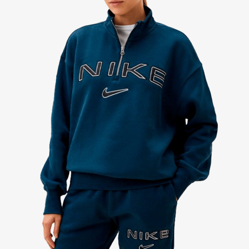 Nike Bluzë me mëngë të gjata W NSW PHNX FLC OOS LOGO QZ TOP 