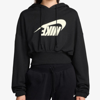 Nike Bluza W NSW OS FLC CROP PO HDY DANCE 