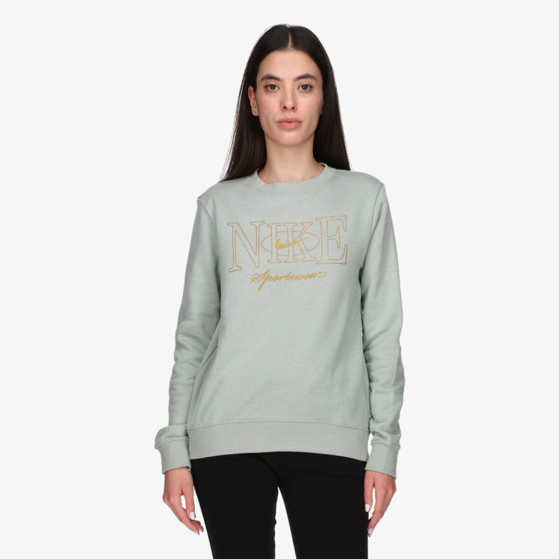 Nike Bluza W NSW CLUB PO CREW SHINE 