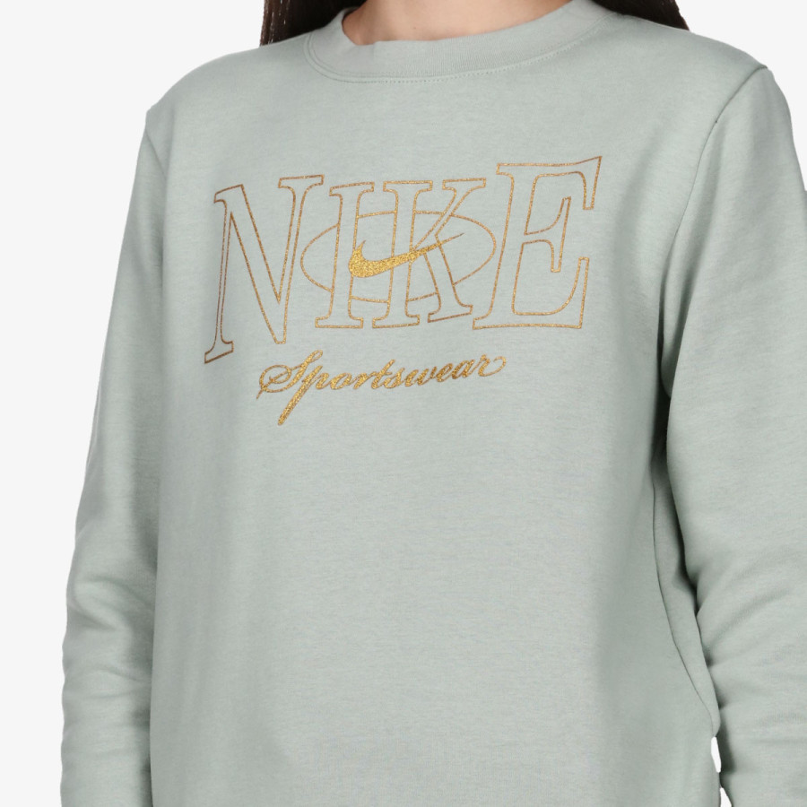 Nike Bluza W NSW CLUB PO CREW SHINE 