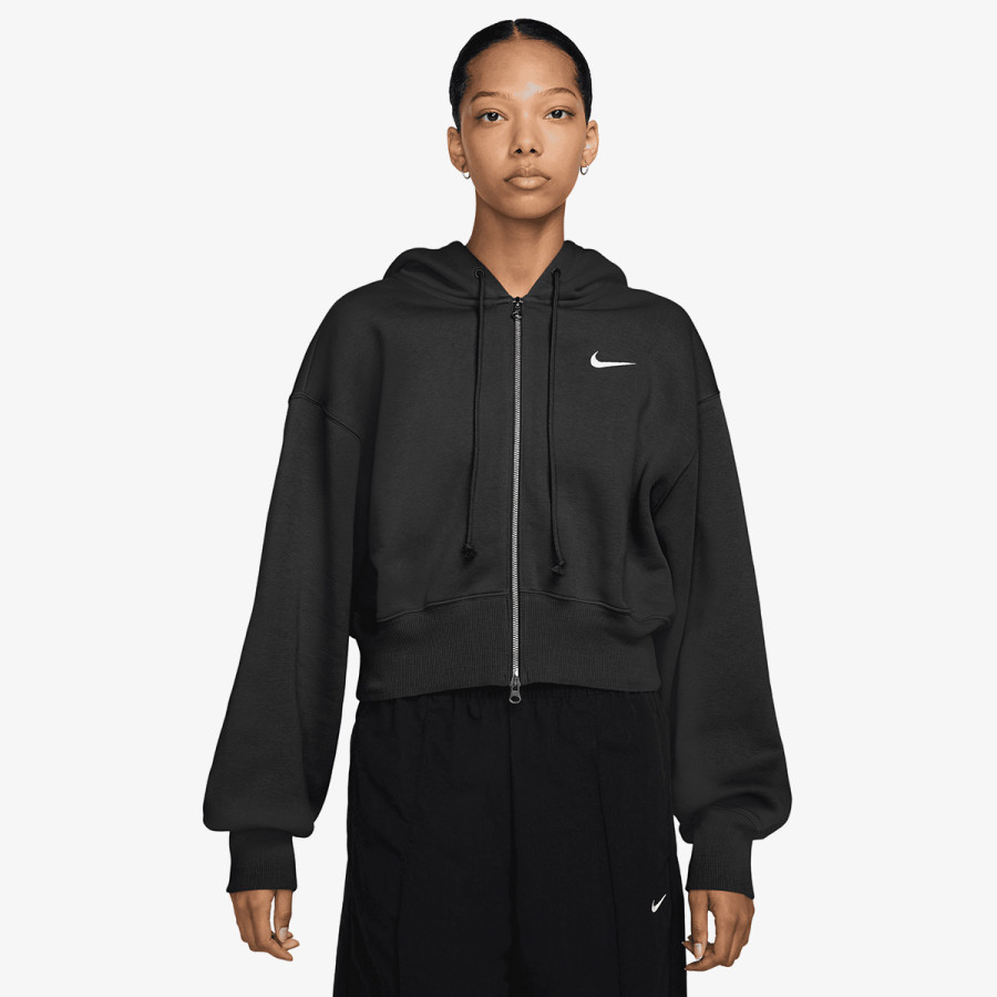 Nike Bluza W NSW PHNX FLC LSE CROP FZ HDY 