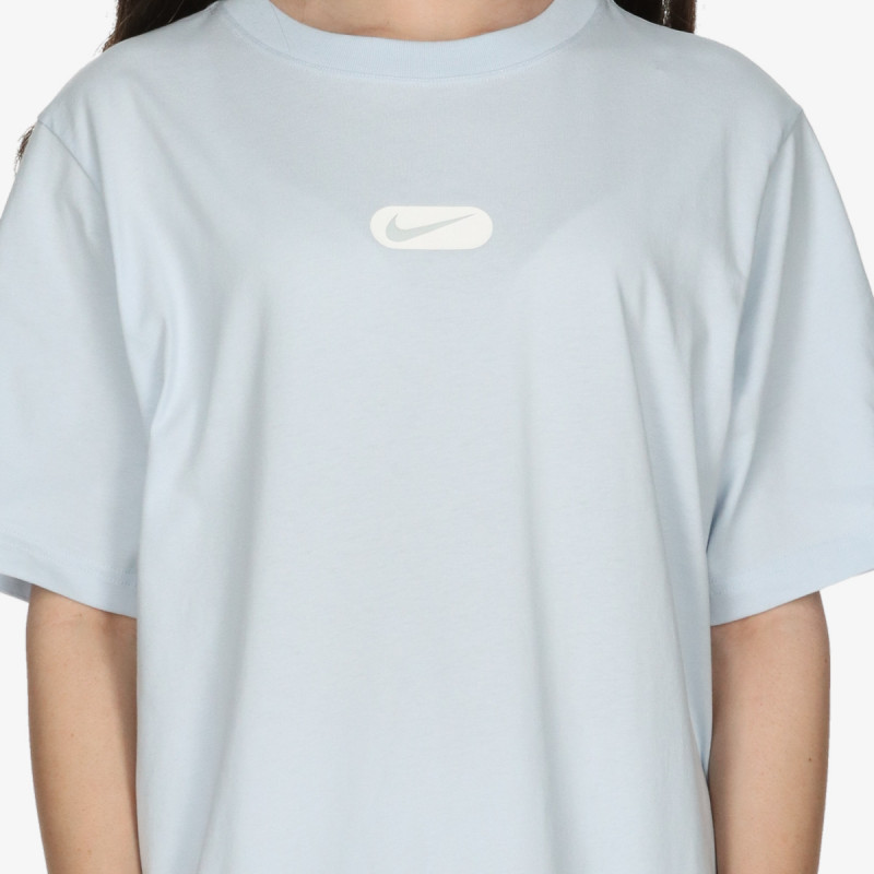 Nike Bluzë W NSW CLUB SWOOSH SS TEE OC 