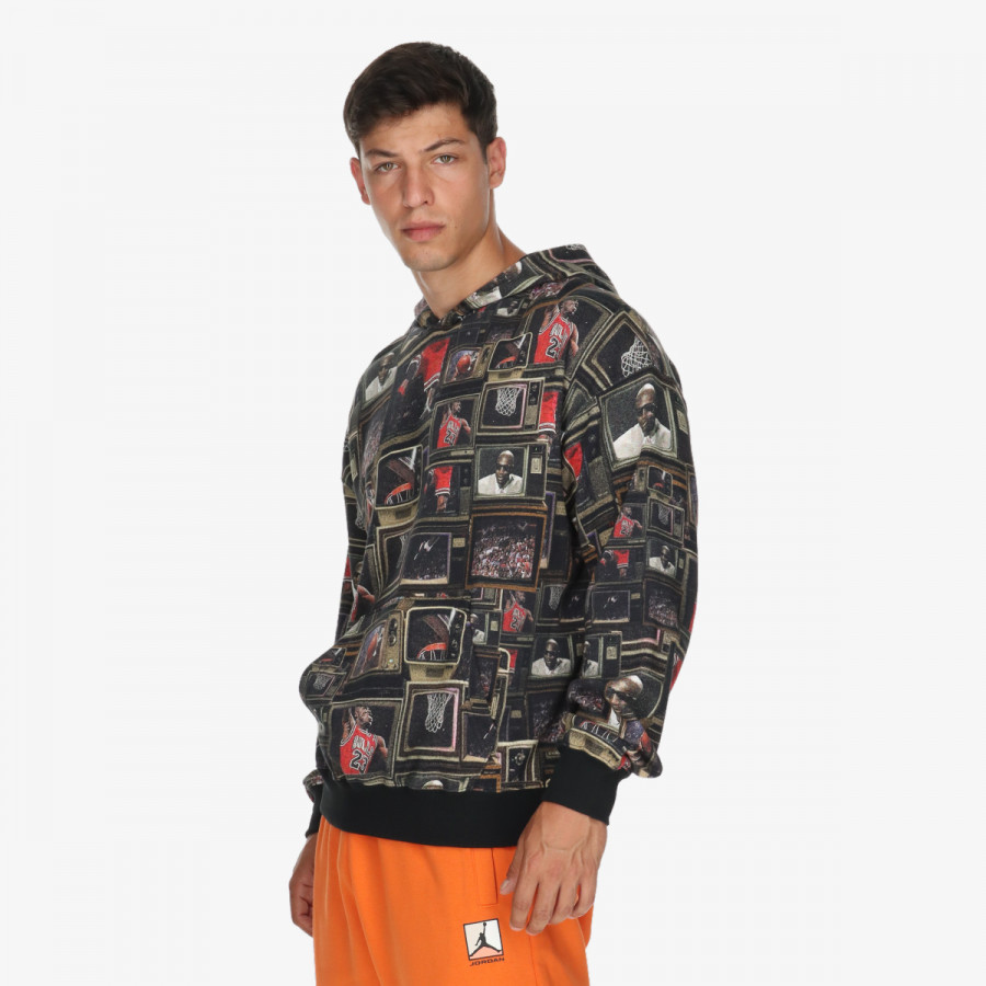 Nike Bluza M J BRK AOP FLC PO LB 