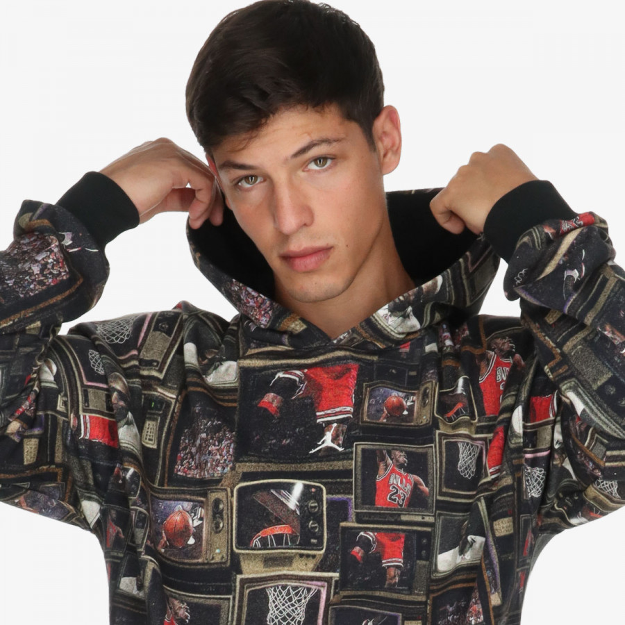 Nike Bluza M J BRK AOP FLC PO LB 