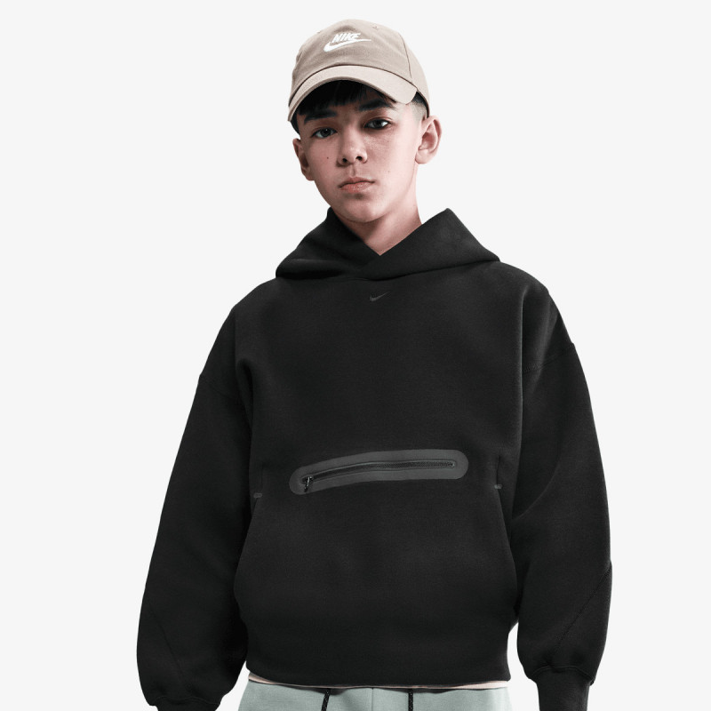 Nike Bluza B NSW TCH FLC OVRS PO HDY-PD 