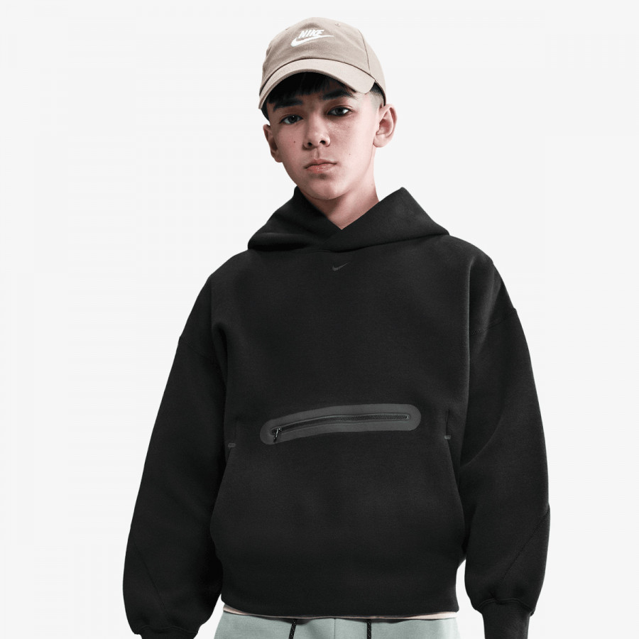 Nike Bluza B NSW TCH FLC OVRS PO HDY-PD 
