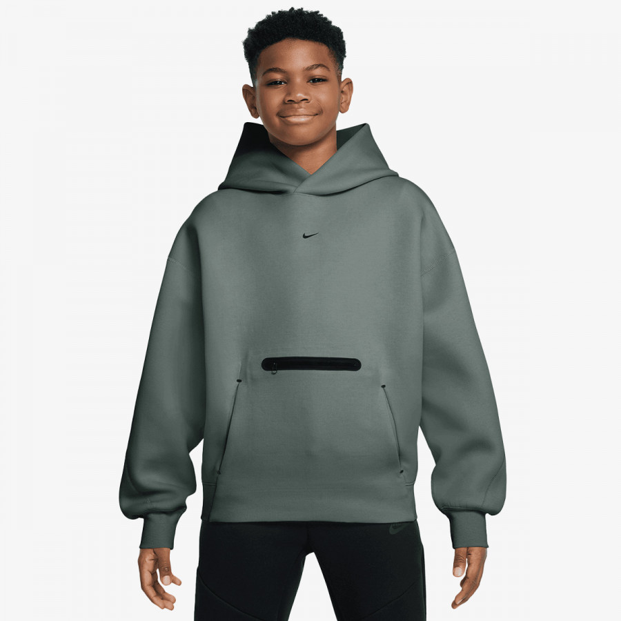 Nike Bluza B NSW TCH FLC OVRS PO HDY-PD 