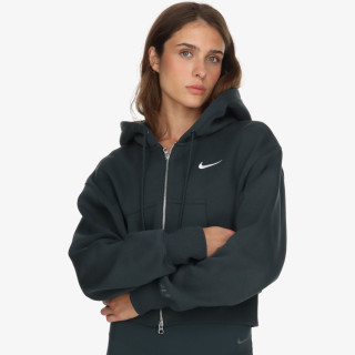 Nike Streçe W NSW PHNX FLC CROP FZ HDY 
