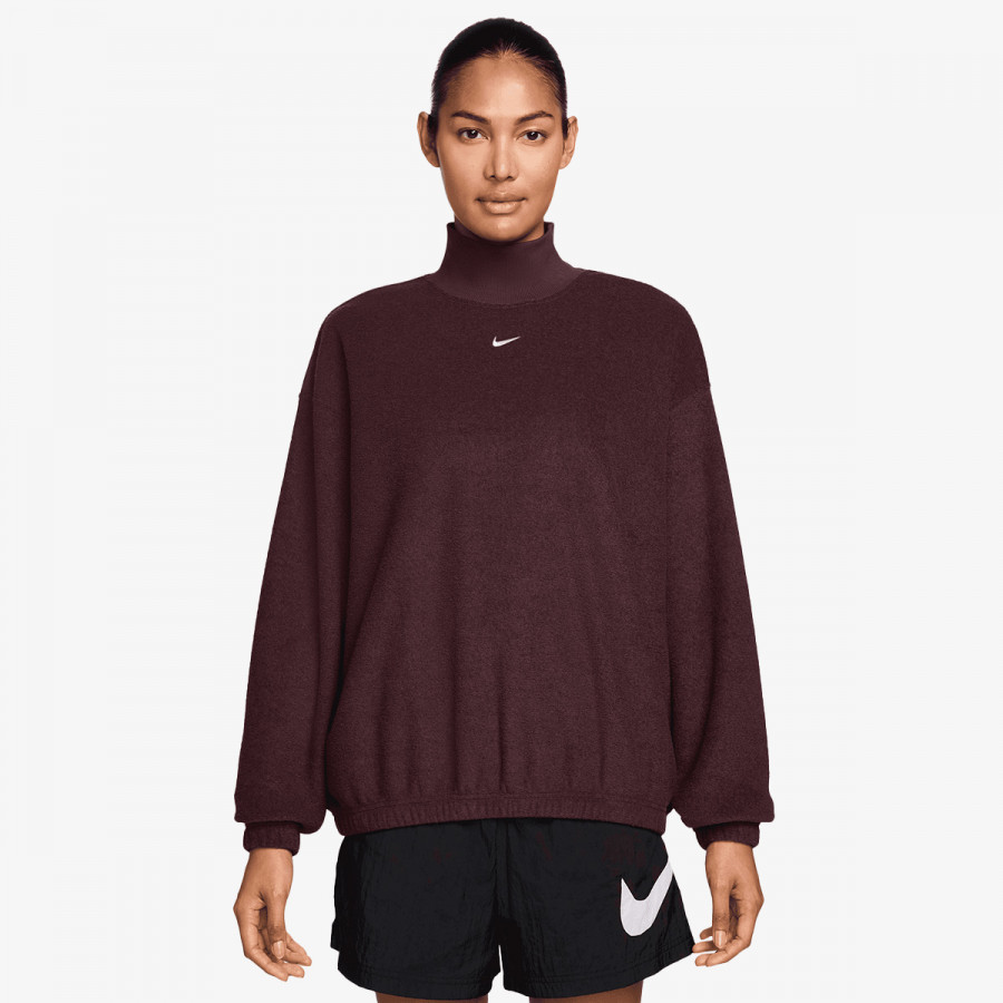 Nike Bluza W NSW PHNX PLSH LS MOCK TOP 