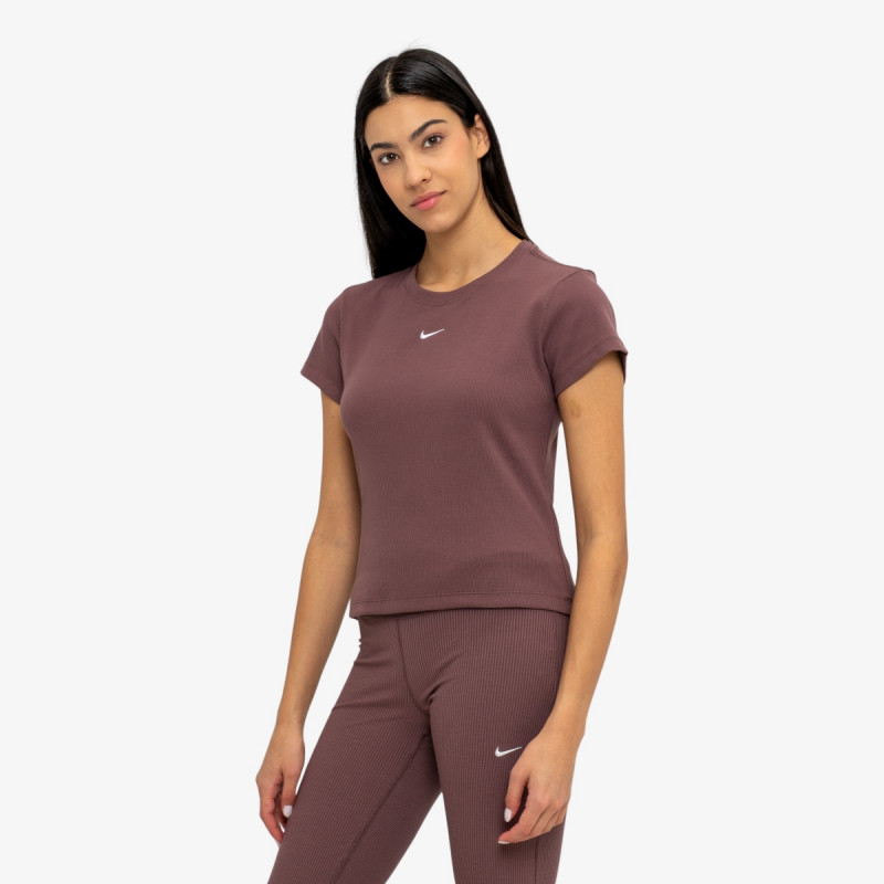 Nike Bluzë W NSW RIB  TGHT SS TEE 