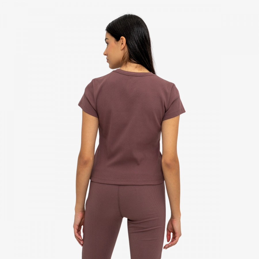 Nike Bluzë W NSW RIB  TGHT SS TEE 