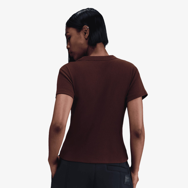 Nike Bluzë W NSW RIB  TGHT SS TEE 