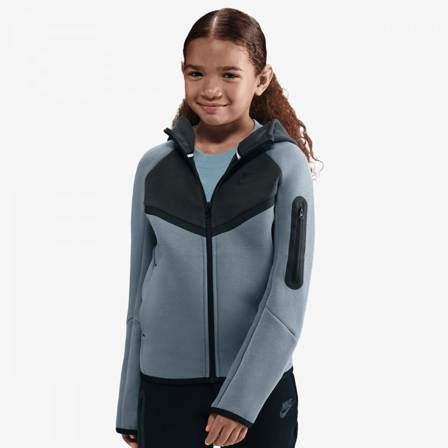 Nike Bluza B NSW TCH FLC FZ - PD 