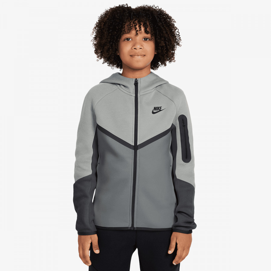 Nike Bluza B NSW TCH FLC FZ - PD 