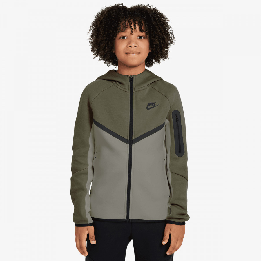 Nike Bluza B NSW TCH FLC FZ - PD 