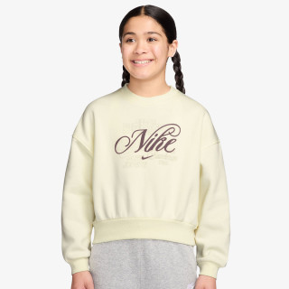 Nike Bluza G NSW CLUB FLC BXY CREW GFX 