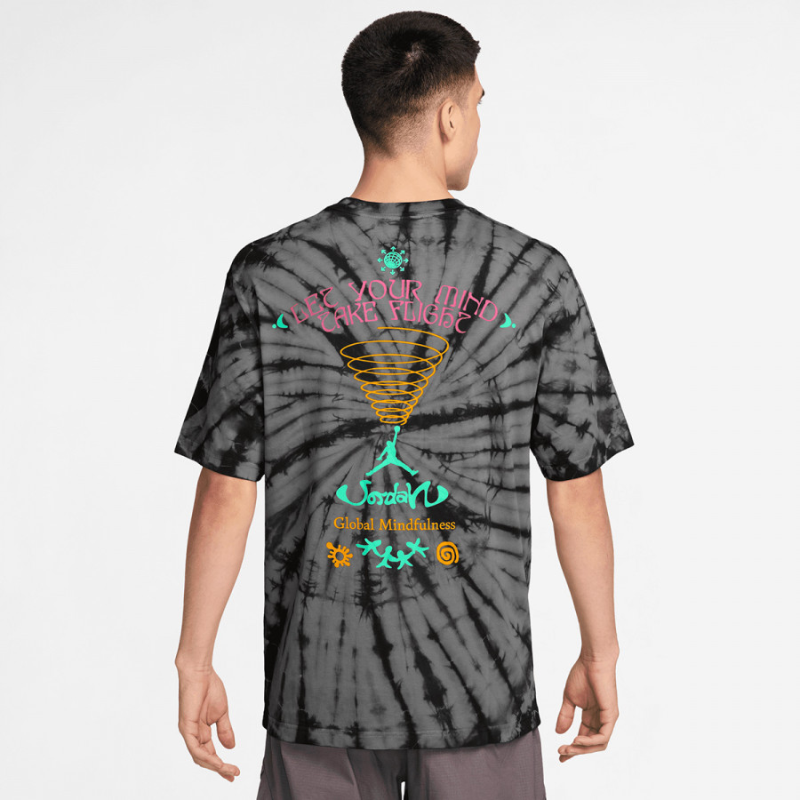 Nike Bluzë M J BRK TIE DYE FEST SS CRW 