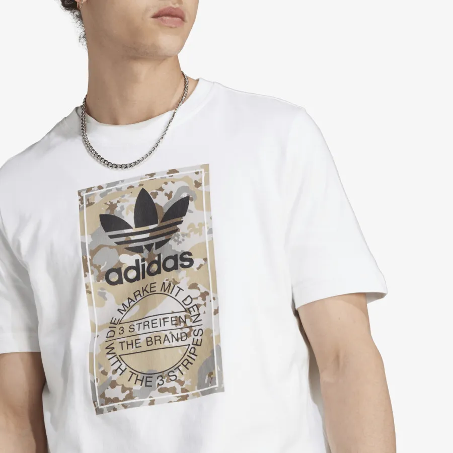 adidas Bluzë CAMO TONGUE TEE 
