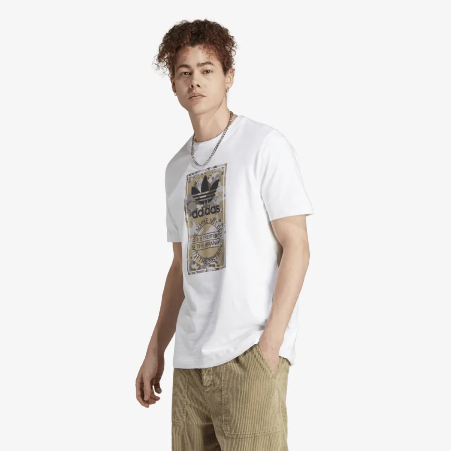 adidas Bluzë CAMO TONGUE TEE 