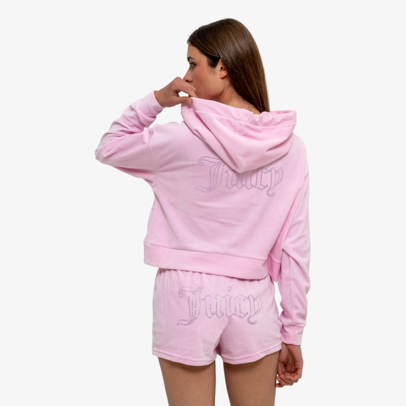 Juicy Couture Produkte ICCLE OUTLINE CROPPED HOODIE 