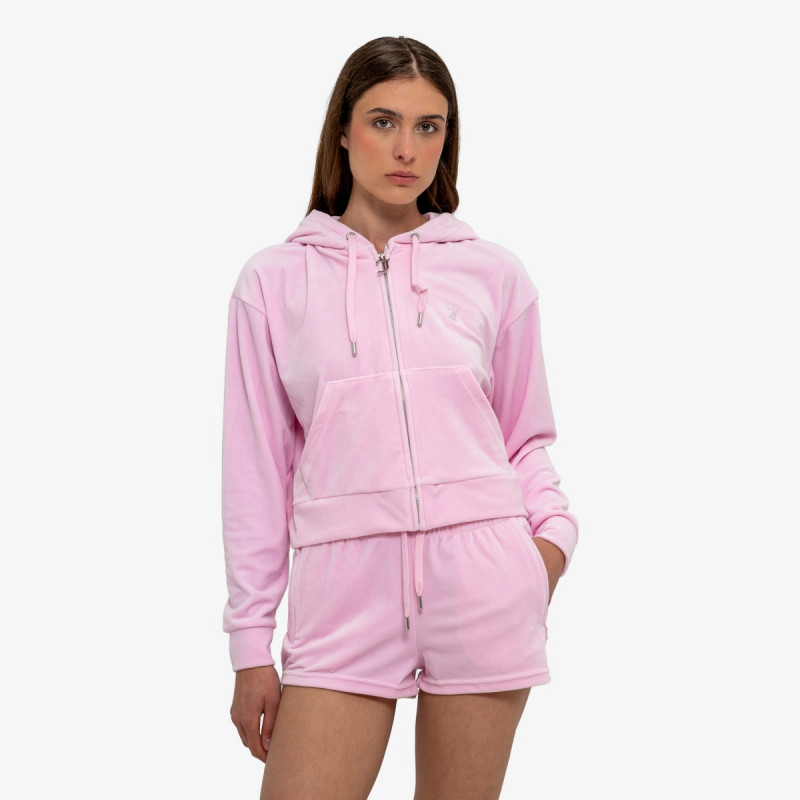 Juicy Couture Produkte ICCLE OUTLINE CROPPED HOODIE 