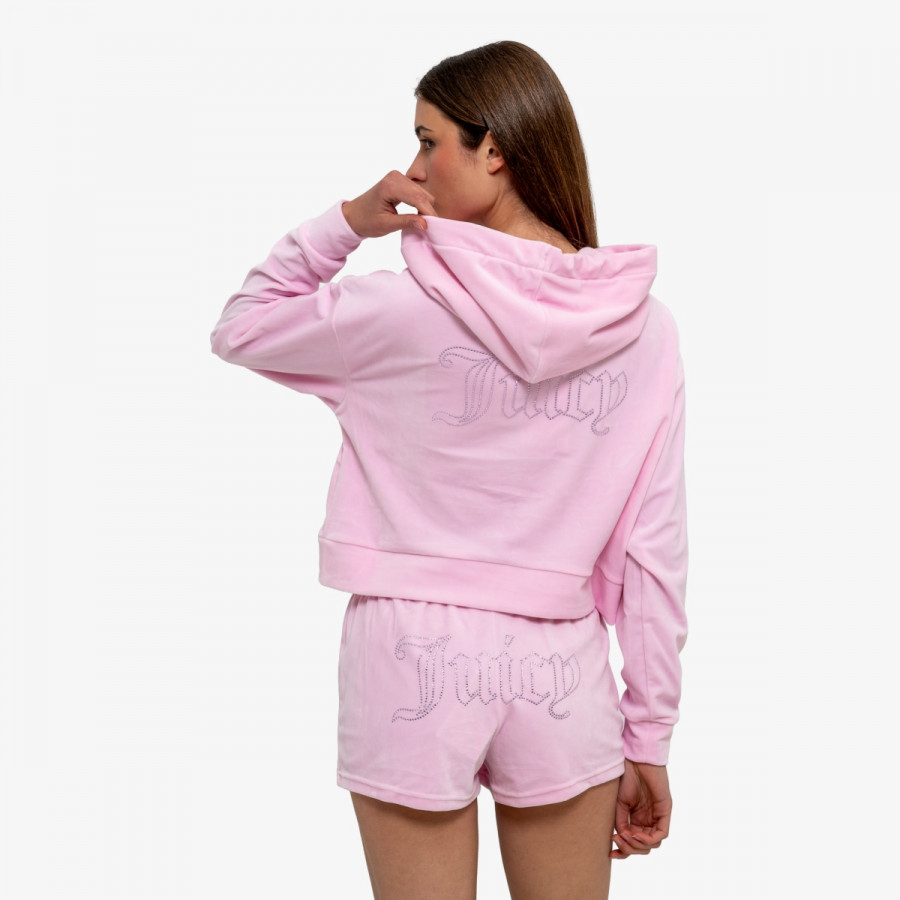 Juicy Couture Produkte ICCLE OUTLINE CROPPED HOODIE 